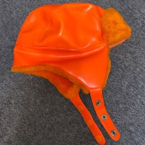 Orange Eskimo Hat